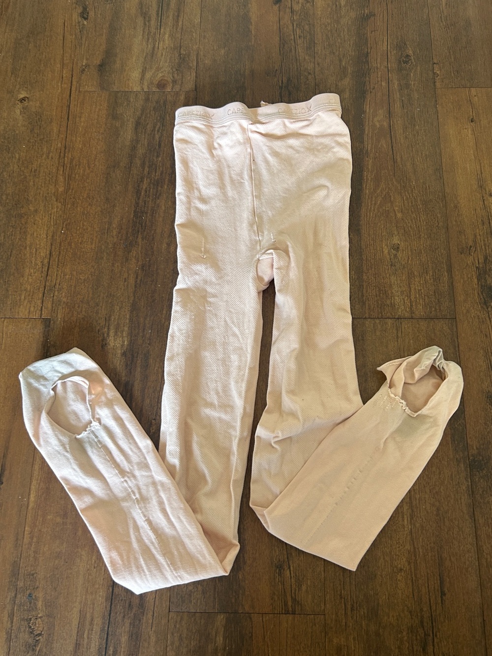 well worn ballet tights